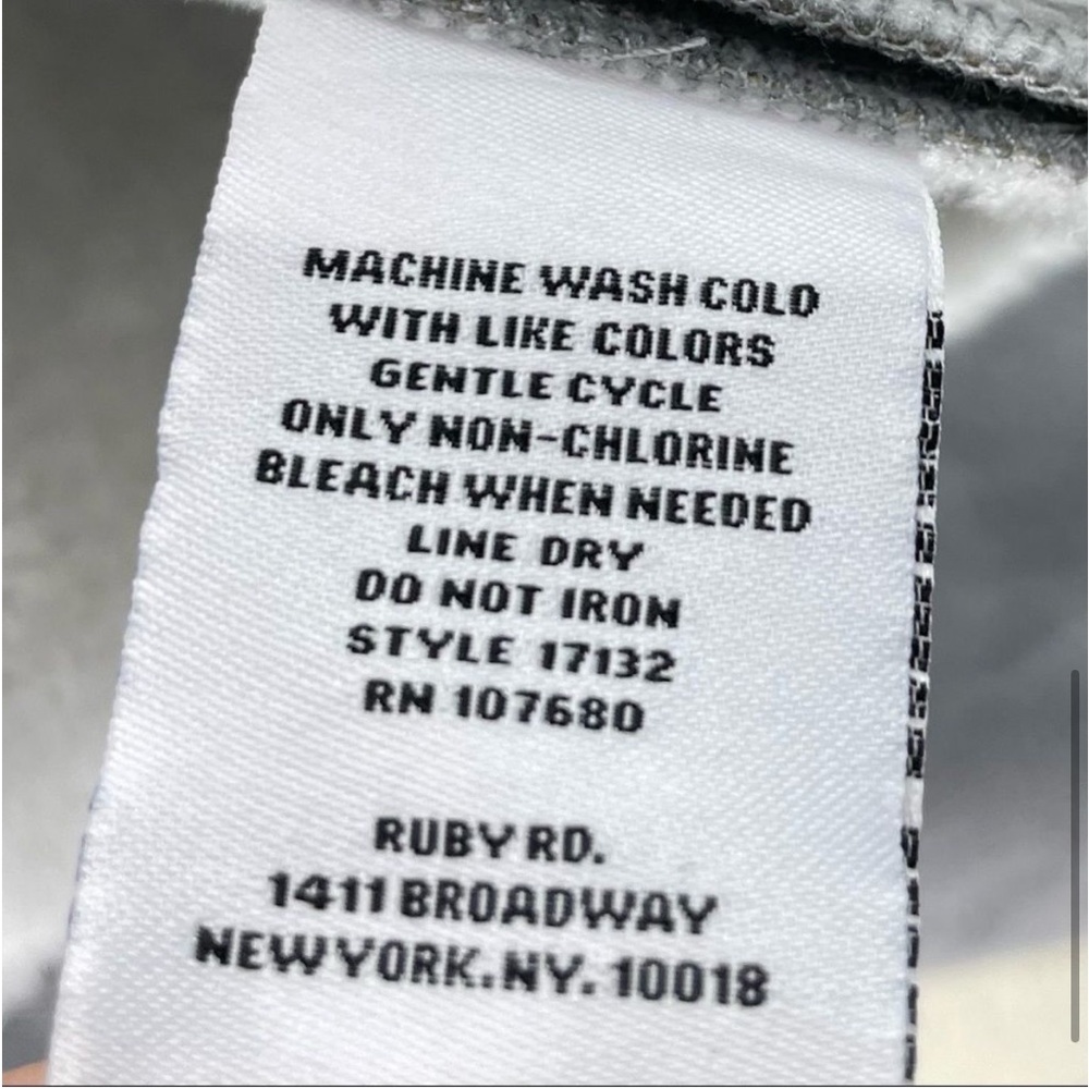 Ruby Rd Gray Faux Fur And Suede Open Front Vest S… - image 5